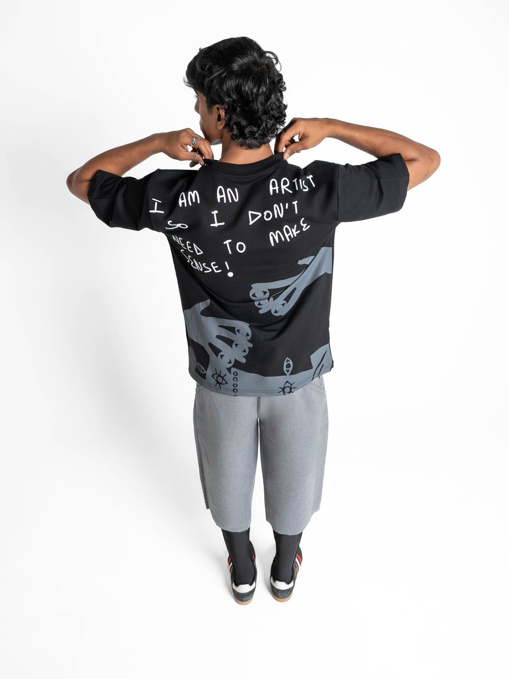 Artist Black Oversized T-Shirt
