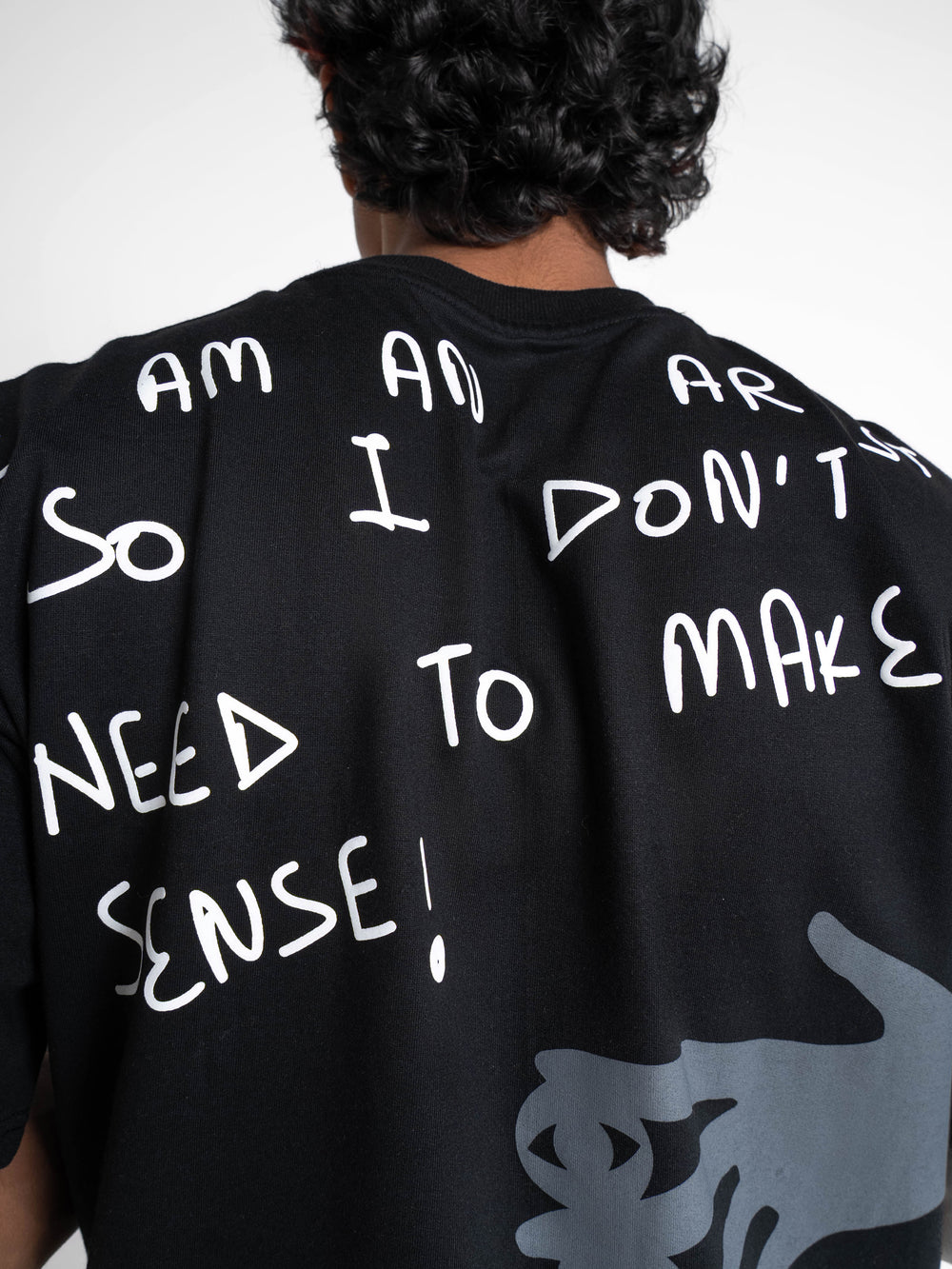 Artist Black Oversized T-Shirt