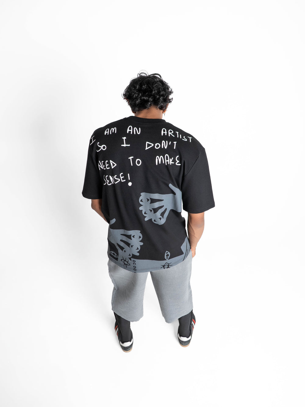 Artist Black Oversized T-Shirt