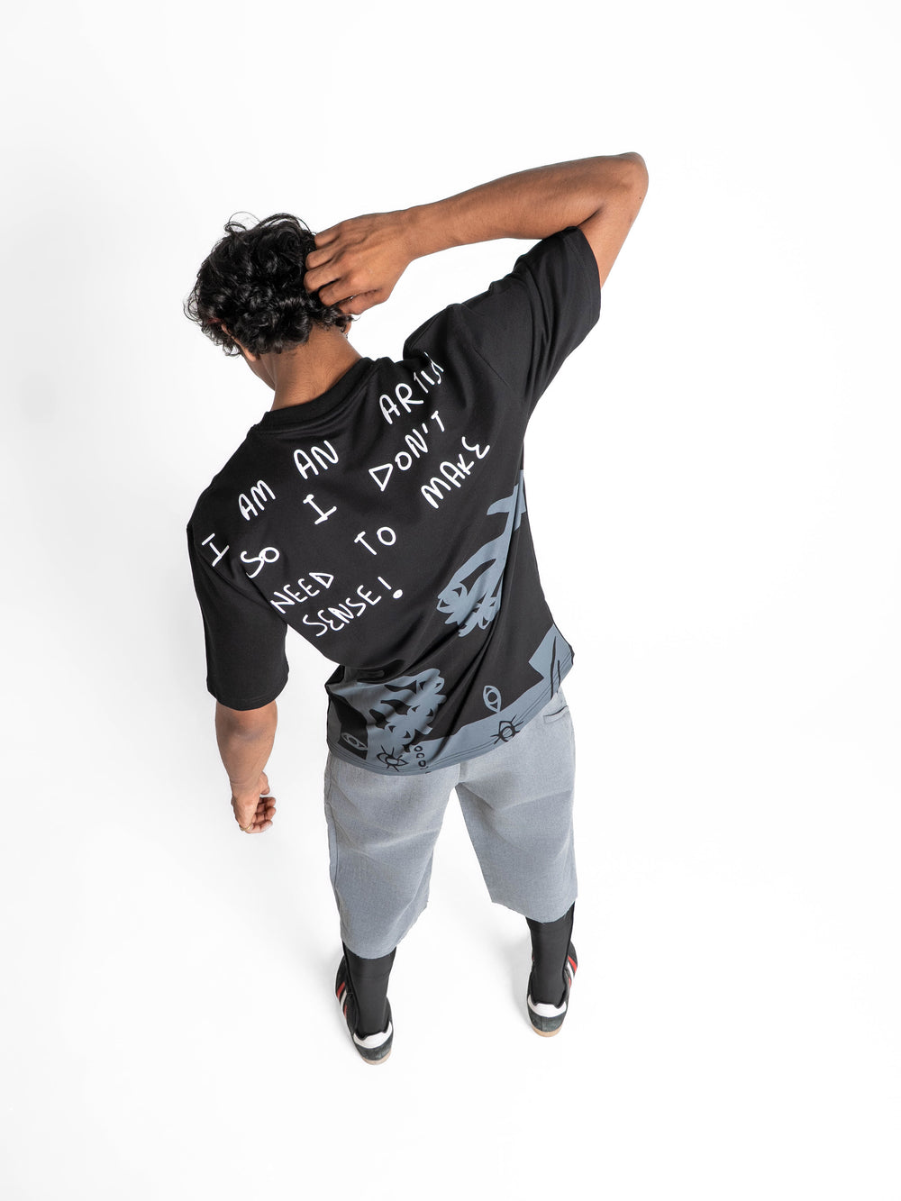 Artist Black Oversized T-Shirt