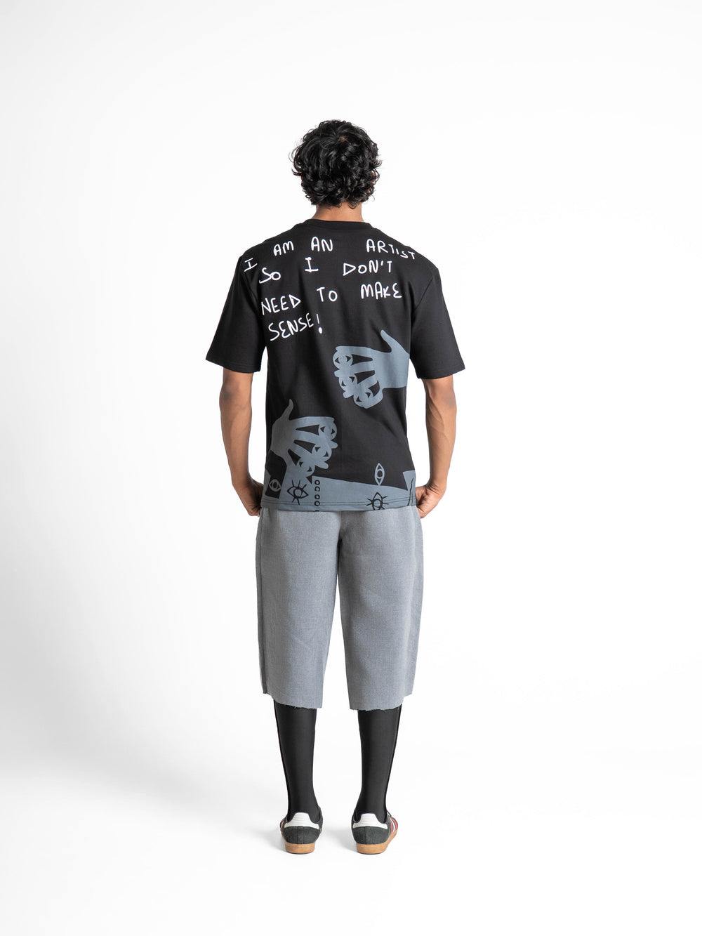 Artist Black Oversized T-Shirt