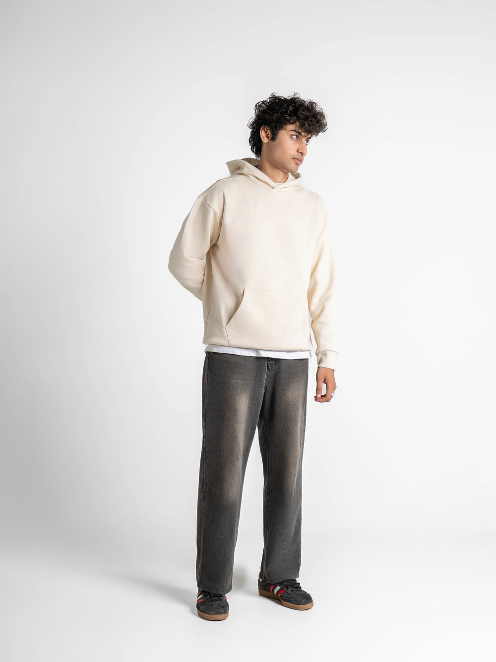 Everyday Essential 330 GSM Solid Hoodie Moonstone