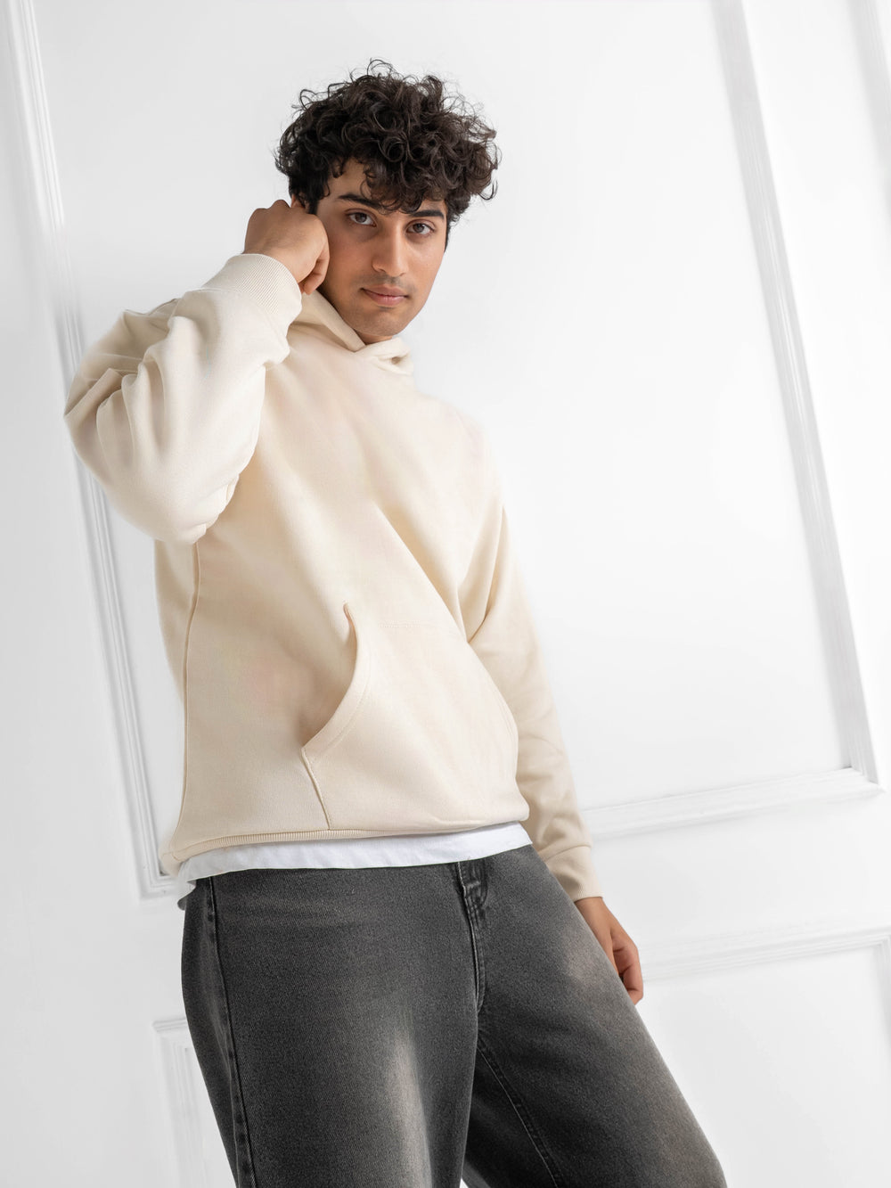 Everyday Essential 330 GSM Solid Hoodie Moonstone