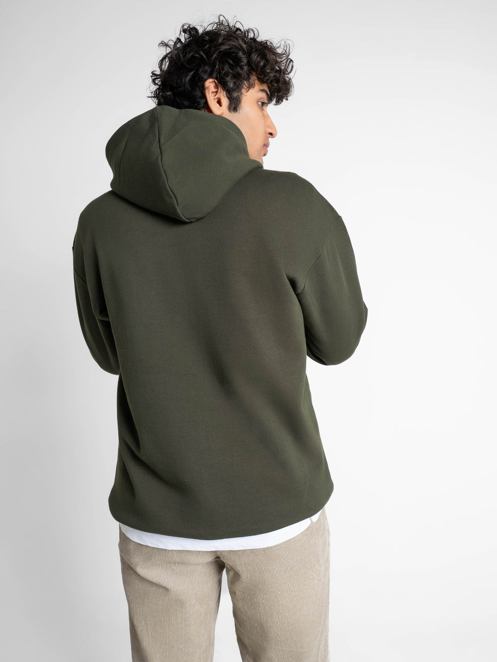 Everyday Essential 330 GSM Solid Hoodie Forest Green