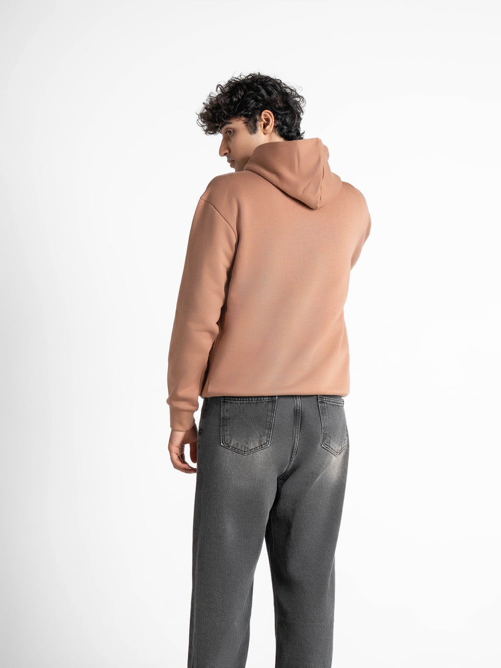 Everyday Essential 330 GSM Solid Hoodie Mocha Brown