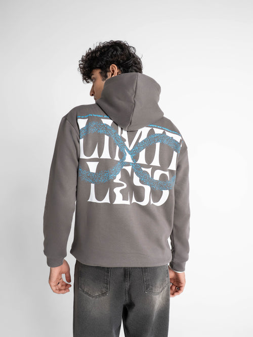 Oversized Limitless Grey Hoodie 330 GSM
