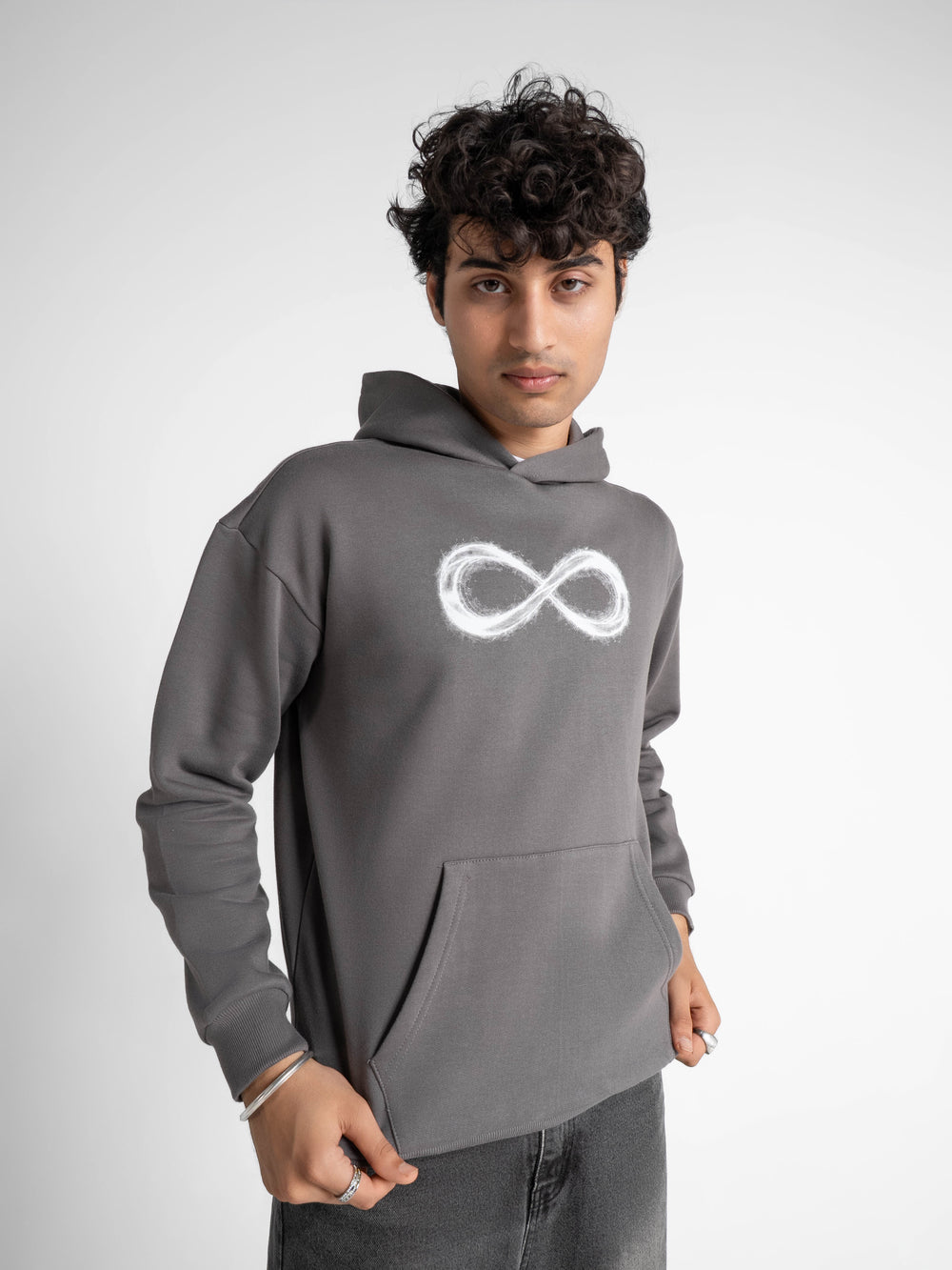 Oversized Limitless Grey Hoodie 330 GSM