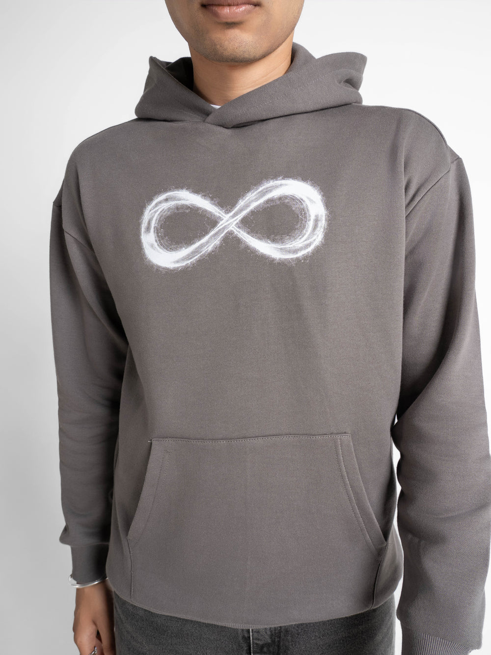 Oversized Limitless Grey Hoodie 330 GSM