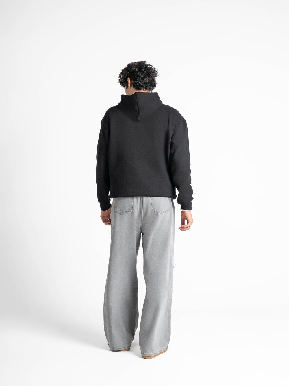 Heavyweight Everyday  Essential 420 GSM Solid Hoodie Black