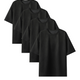 Heavyweight Oversized Solid Multipack, Black.