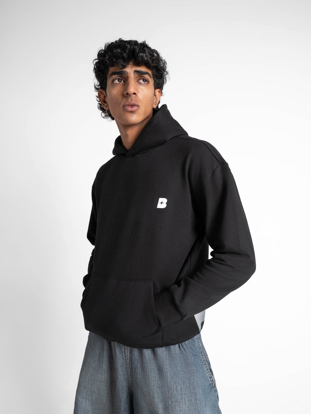 Oversized Artist Black Hoodie 330 GSM