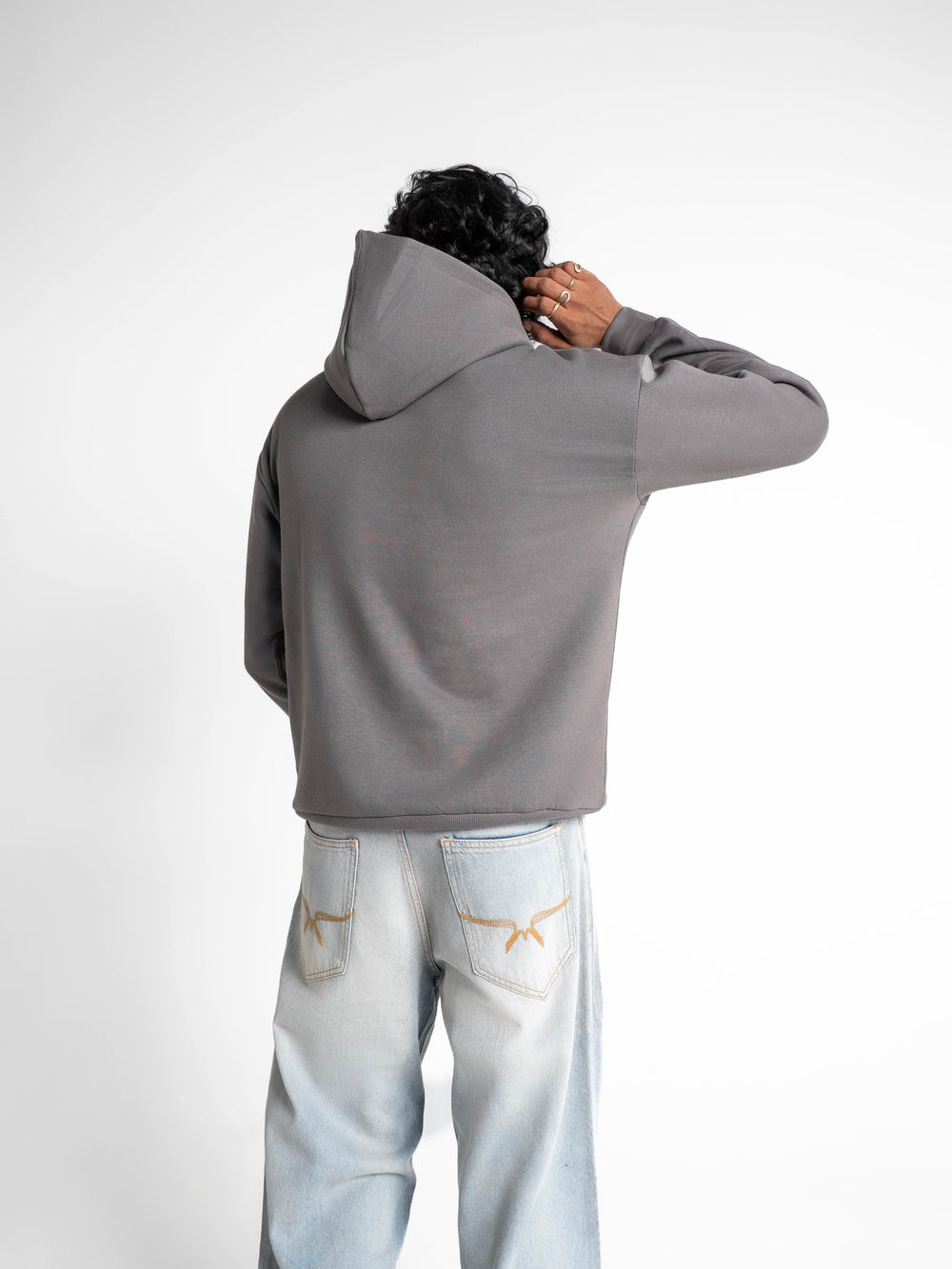 Everyday Essential 330 GSM Solid Hoodie Steel Grey