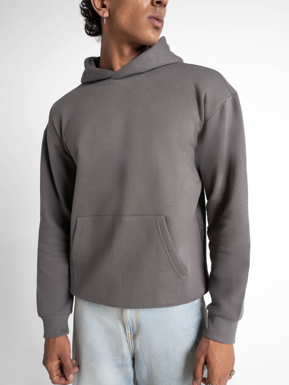 Everyday Essential 330 GSM Solid Hoodie Steel Grey