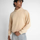 Heavyweight Everyday  Essential 420 GSM Solid Hoodie Creamstone