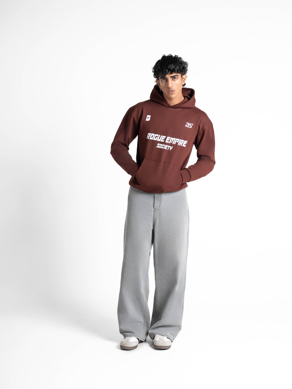 Oversized Rogue Empire Brown Hoodie 330 GSM