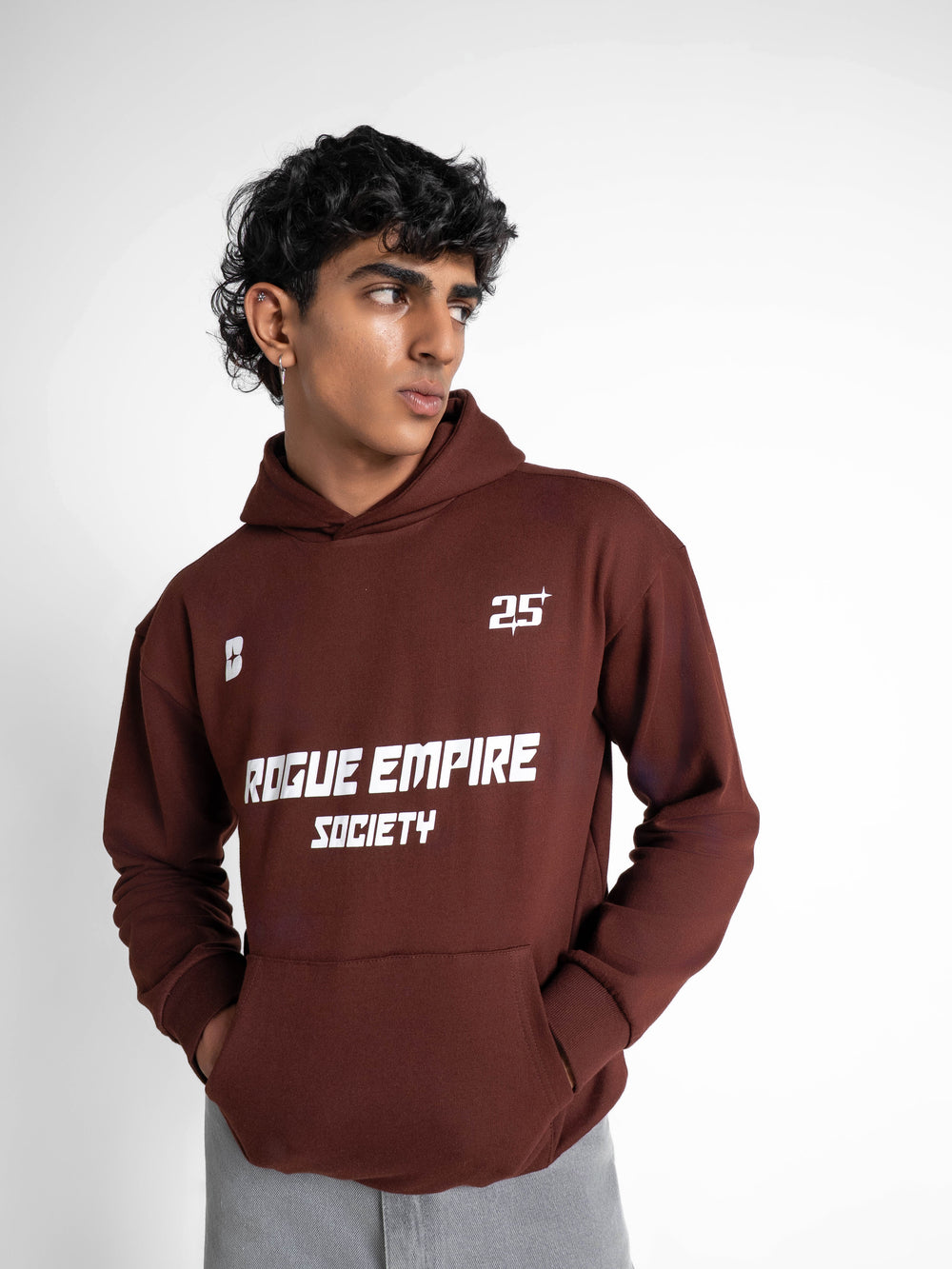 Oversized Rogue Empire Brown Hoodie 330 GSM