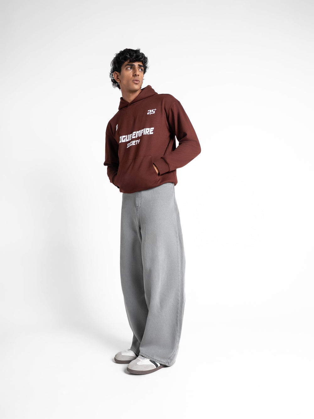 Oversized Rogue Empire Brown Hoodie 330 GSM