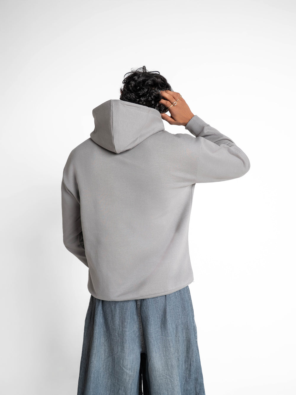 Everyday Essential 330 GSM Solid Hoodie Frost Grey