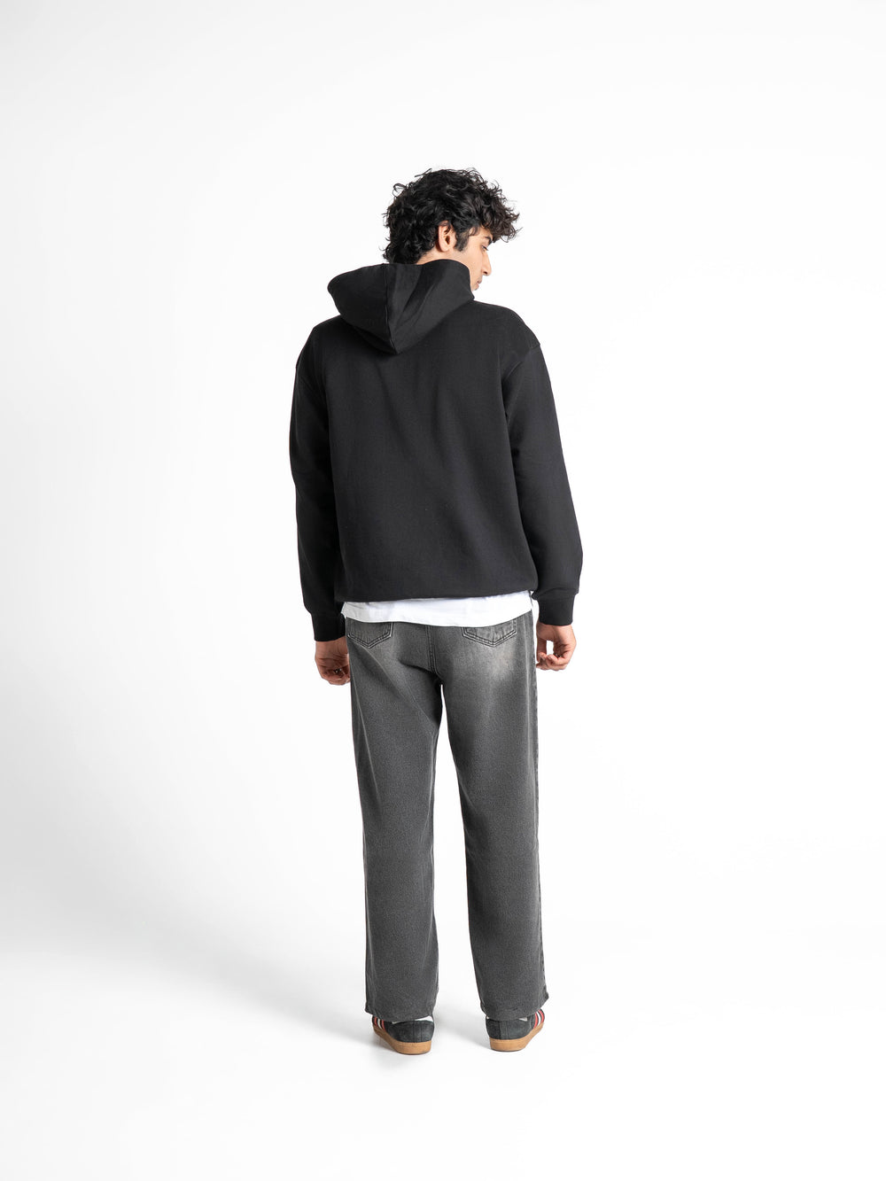 Everyday Essential 330 GSM Solid Hoodie Black