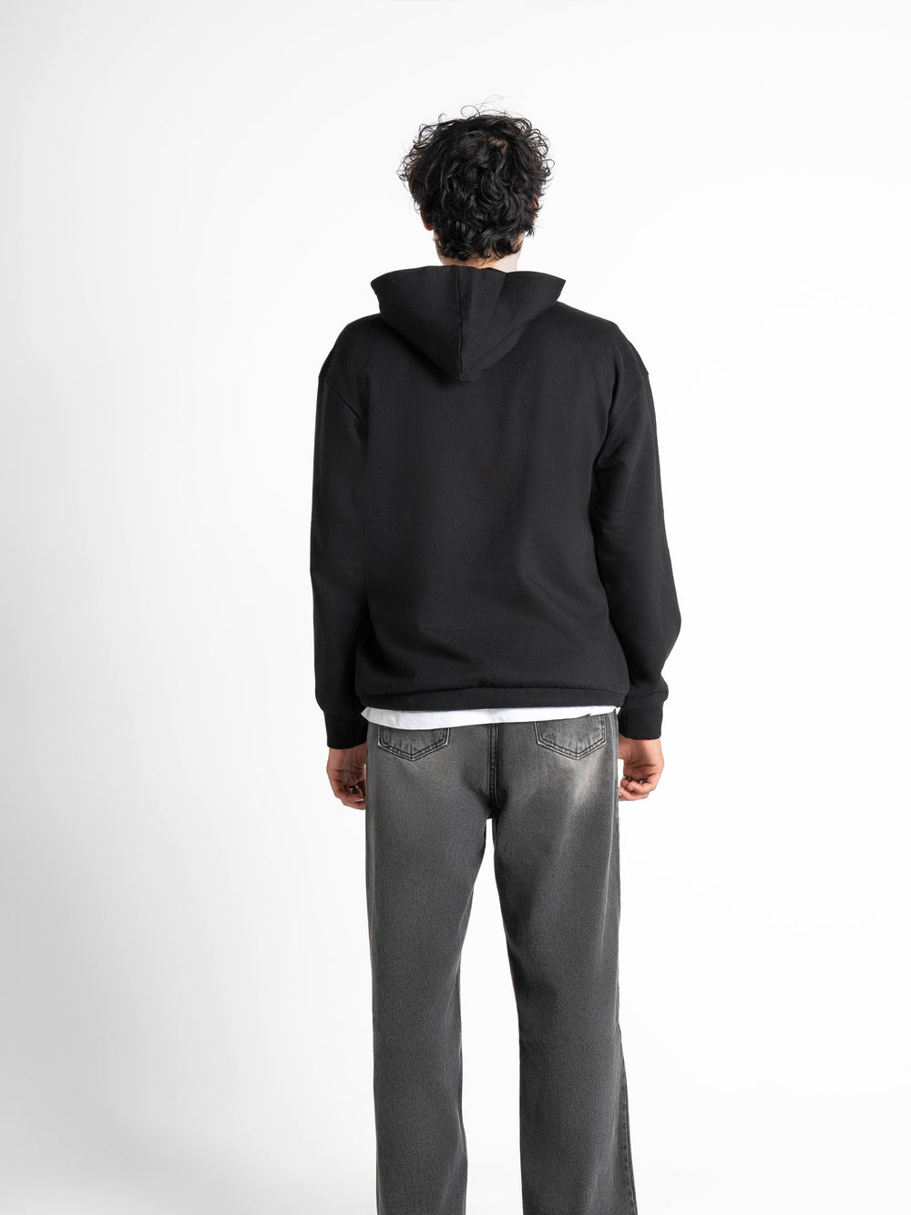 Everyday Essential 330 GSM Solid Hoodie Black