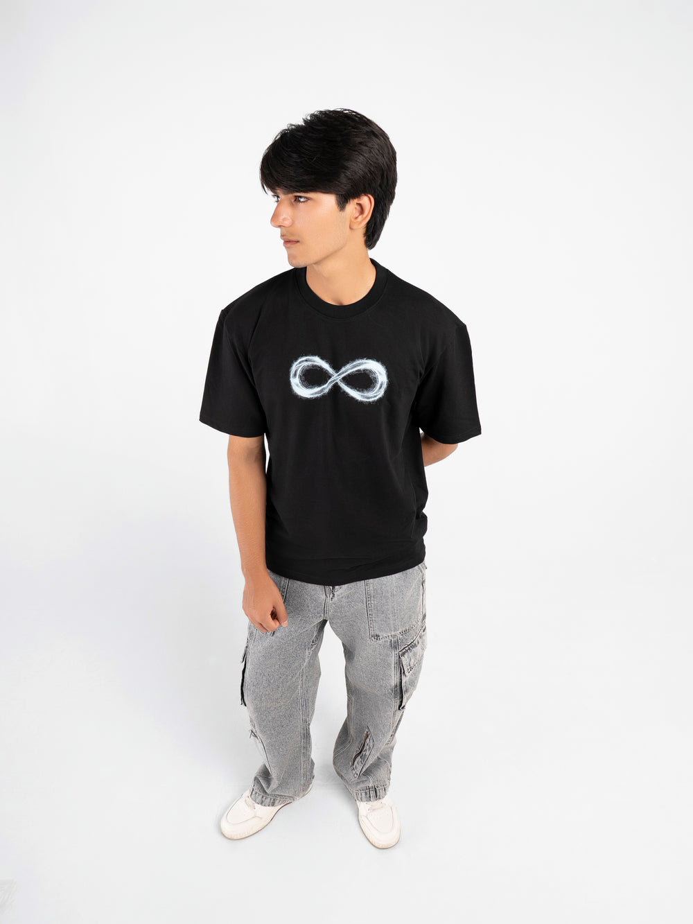 Black Limitless oversized T-shirt