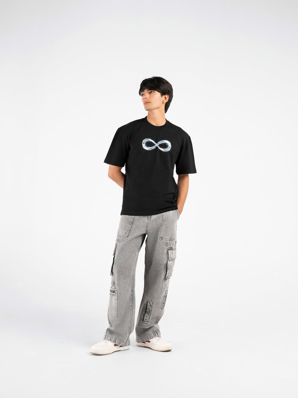 Black Limitless oversized T-shirt