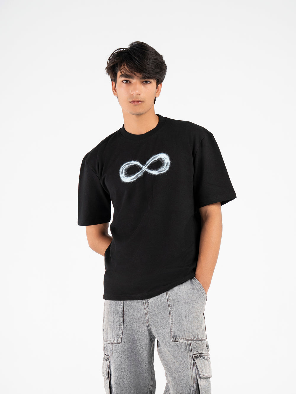 Black Limitless oversized T-shirt