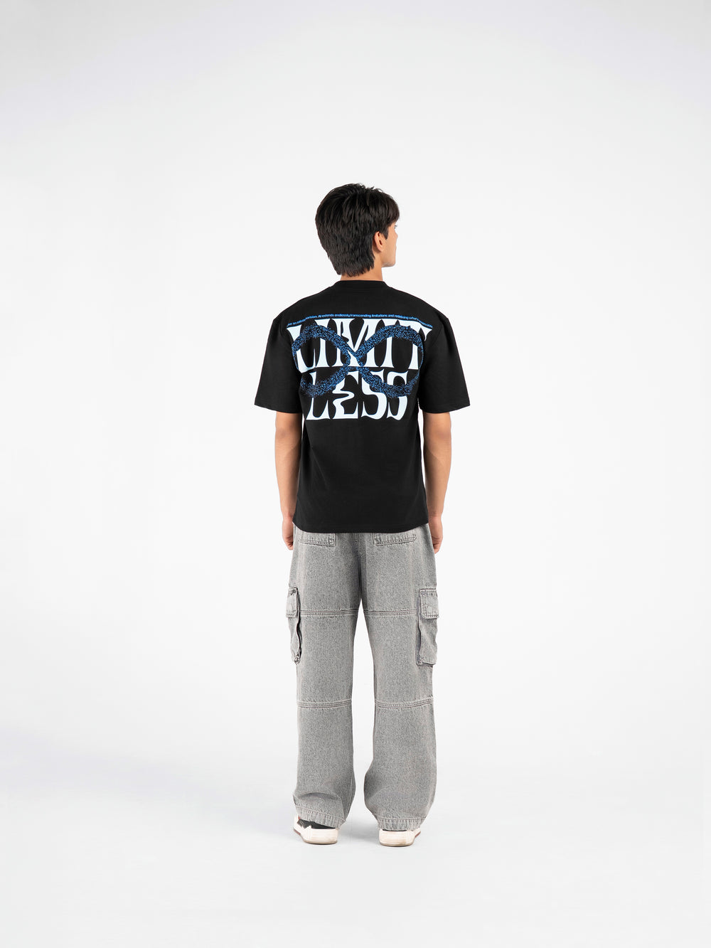 Black Limitless oversized T-shirt