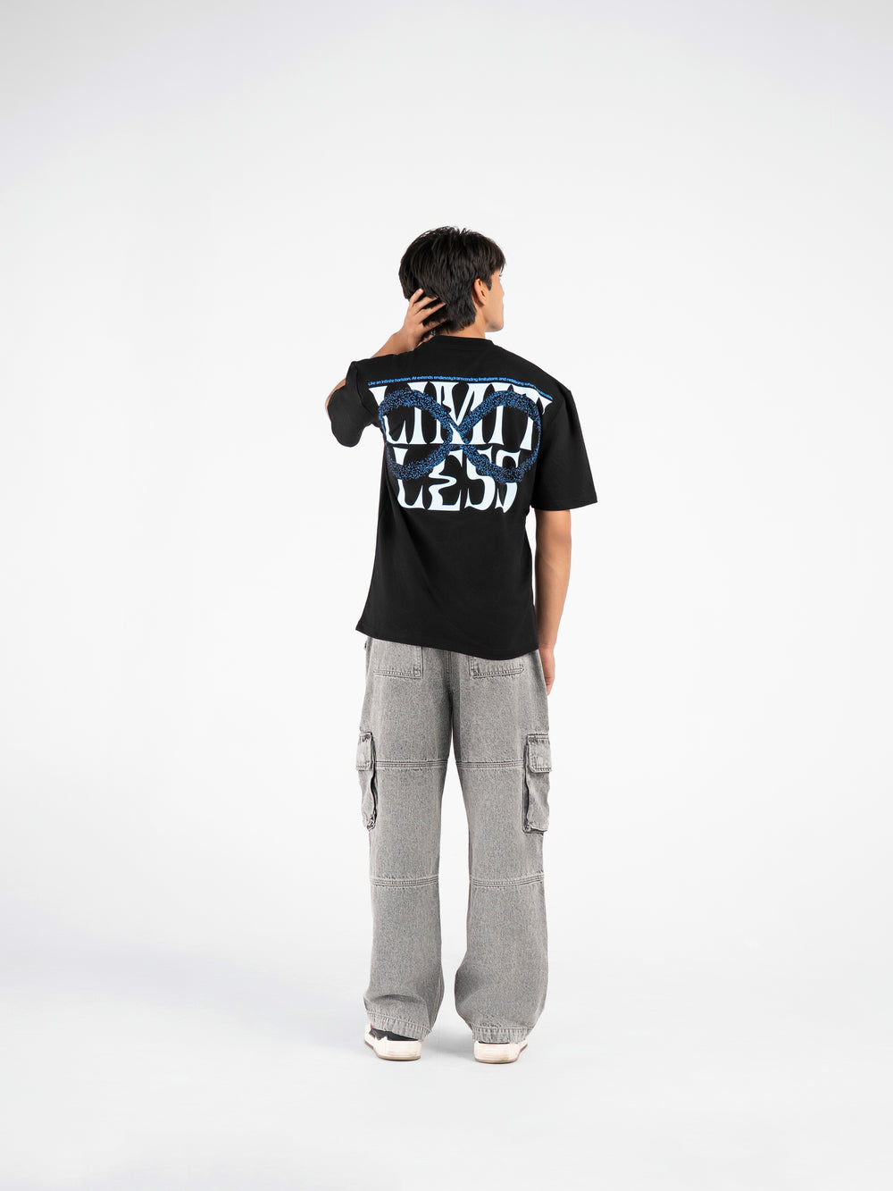 Black Limitless oversized T-shirt