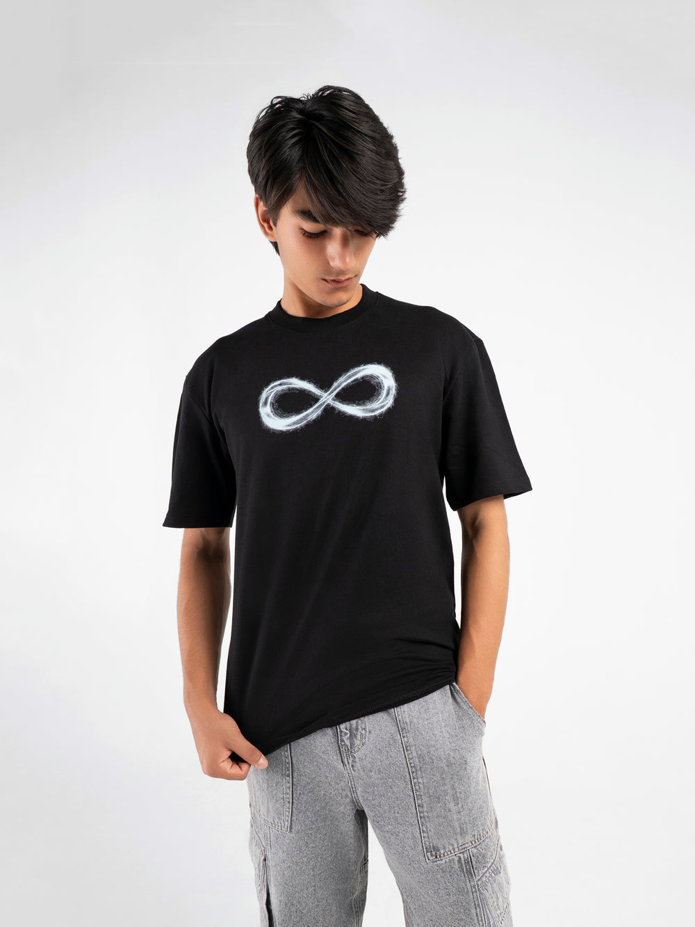 Black Limitless oversized T-shirt