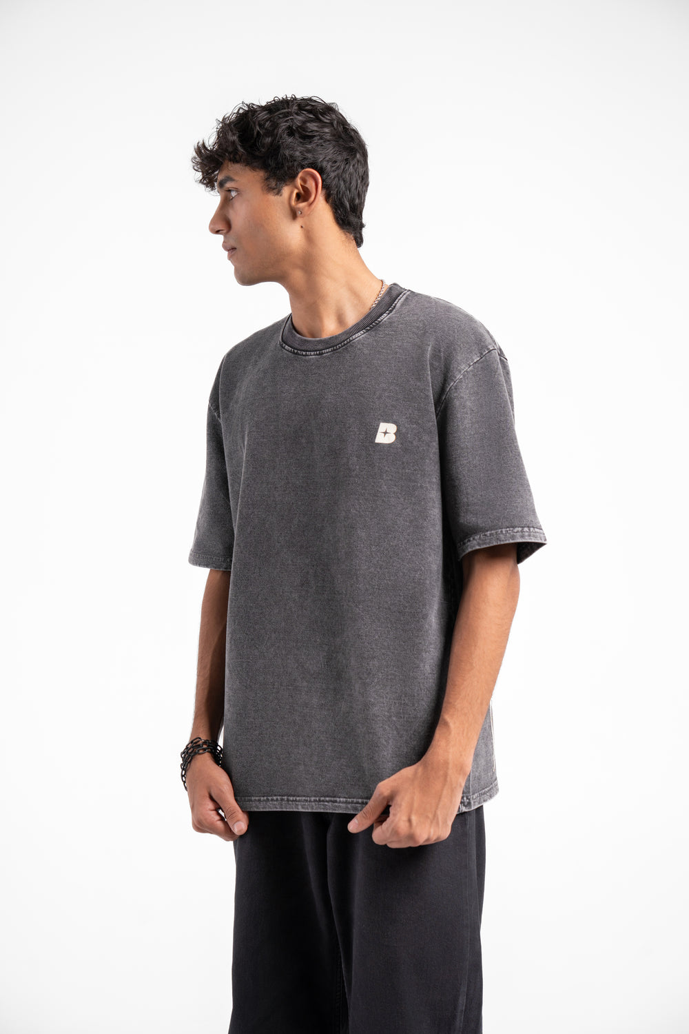 I SEE YOU HEARING US ACID WASHED TEE.