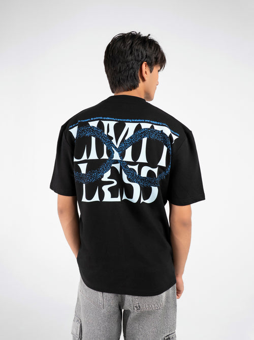 Black Limitless oversized T-shirt