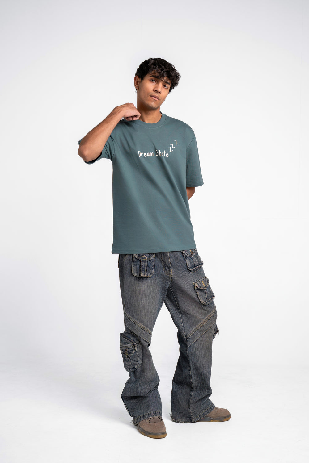Chaos Oversized T-Shirt Vintage Green