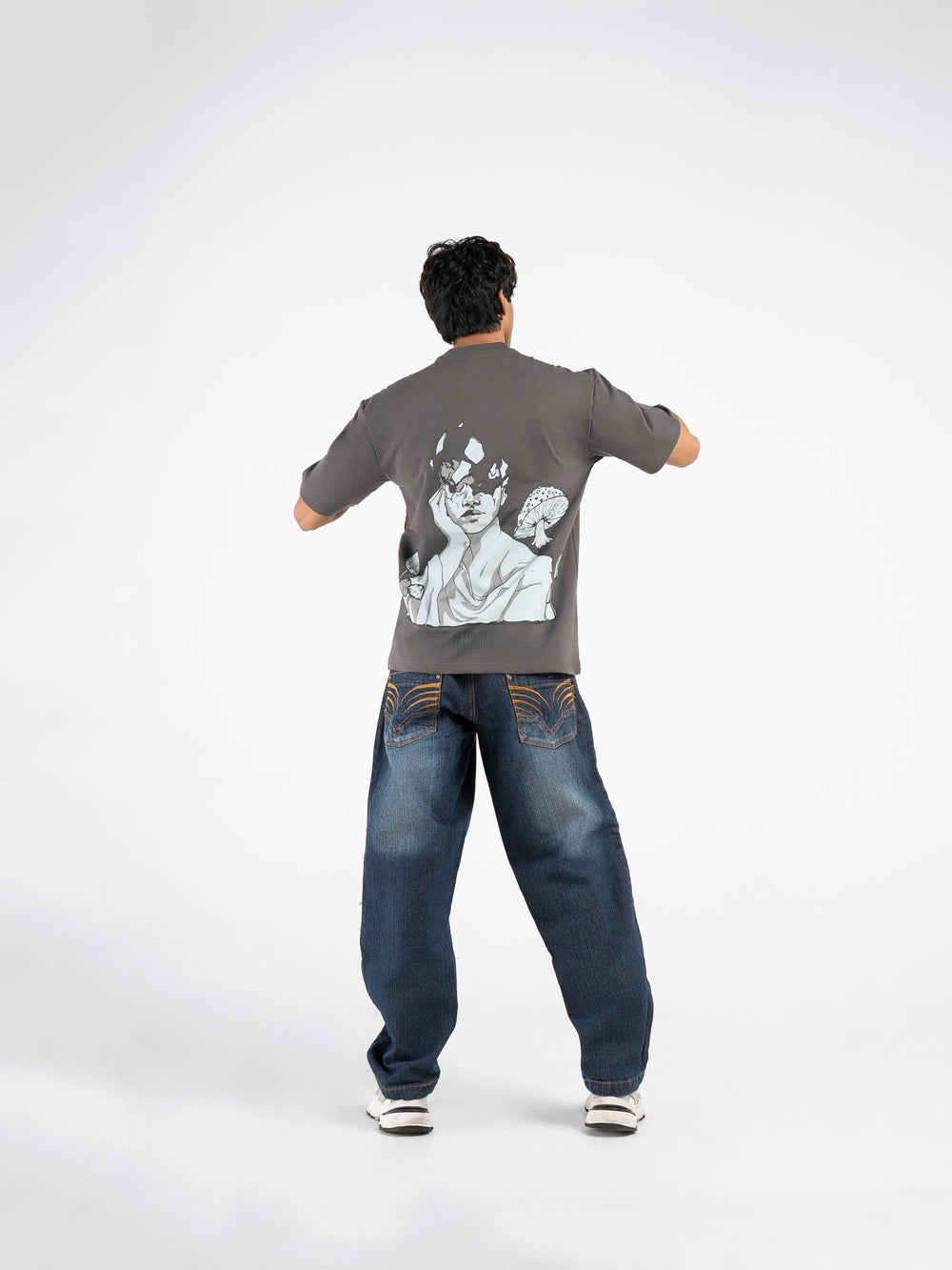 Urban Grey Oversized T-Shirt