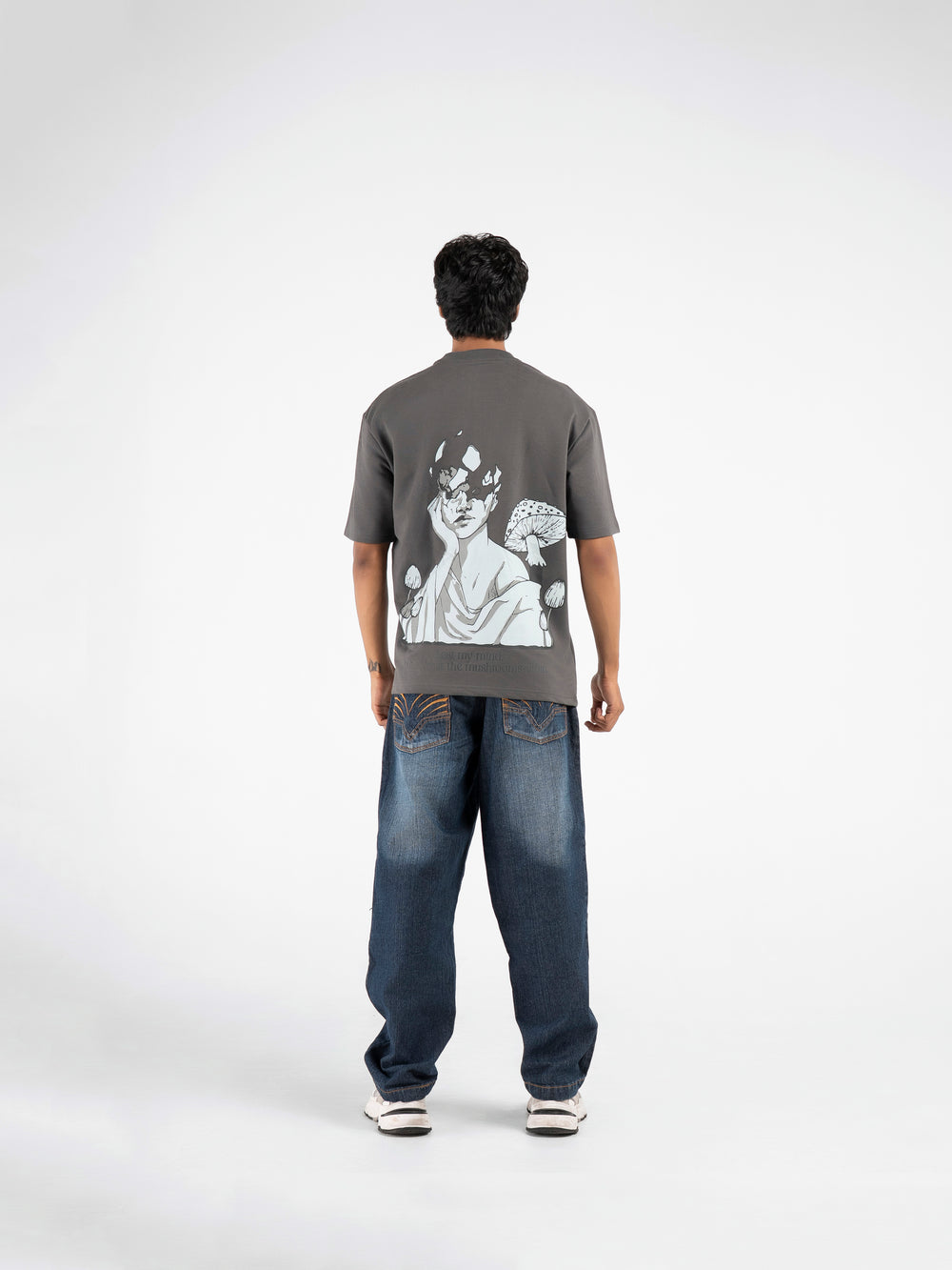 Urban Grey Oversized T-Shirt