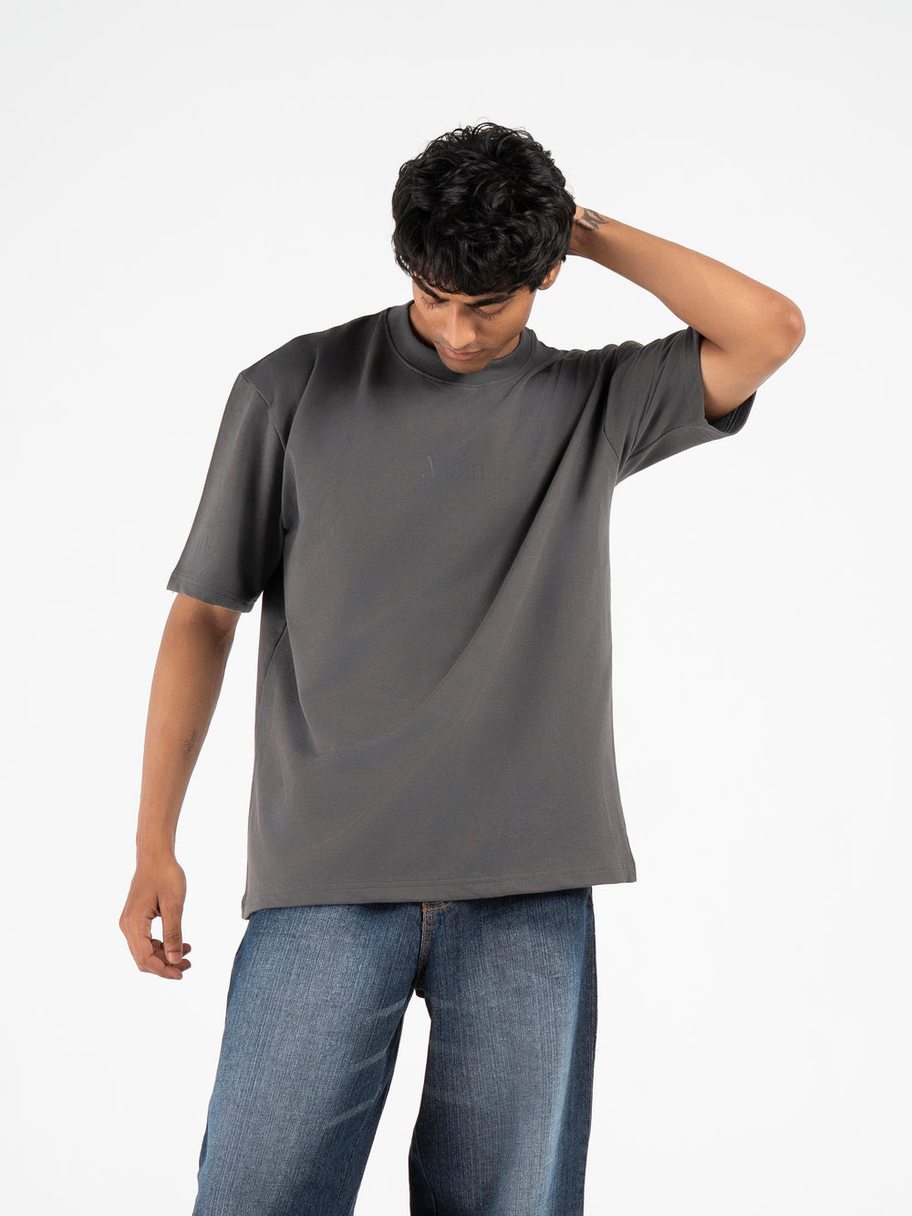 Urban Grey Oversized T-Shirt