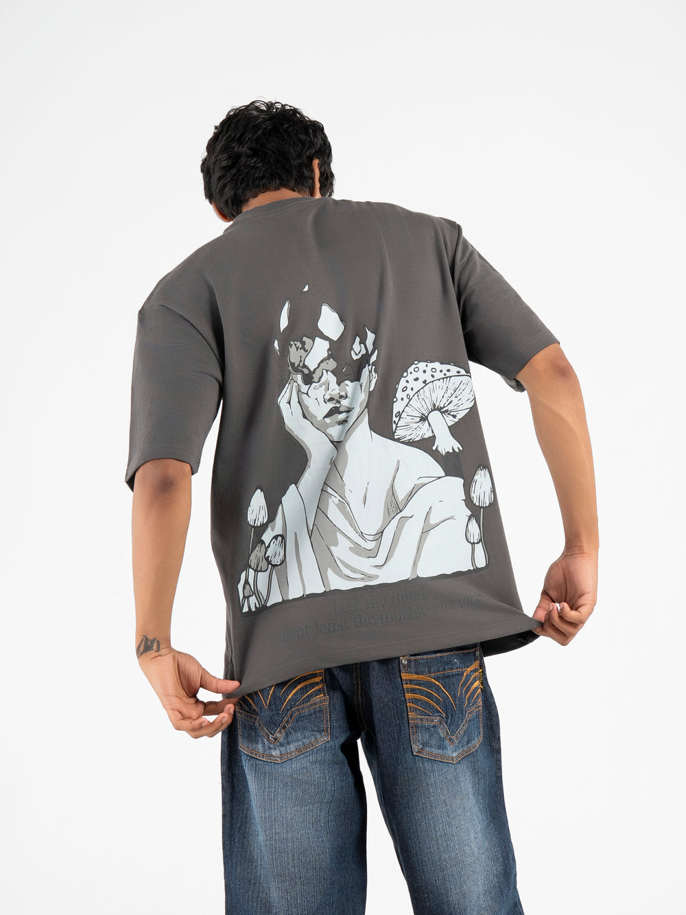 Urban Grey Oversized T-Shirt