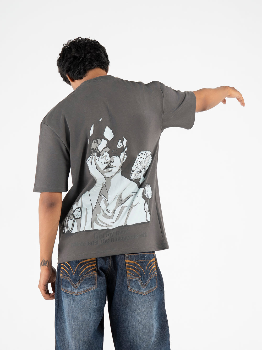 Urban Grey Oversized T-Shirt