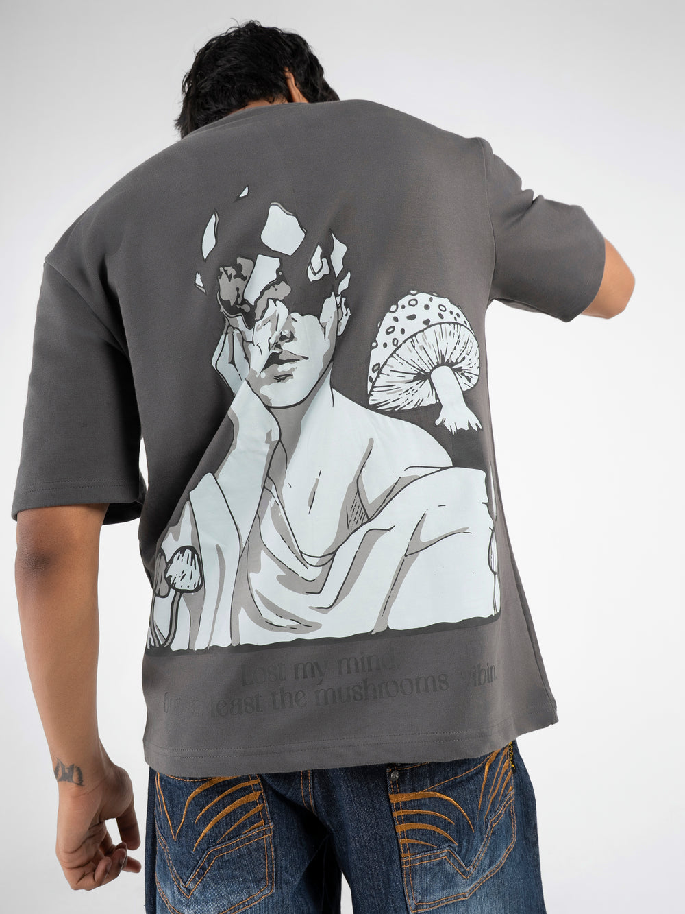 Urban Grey Oversized T-Shirt