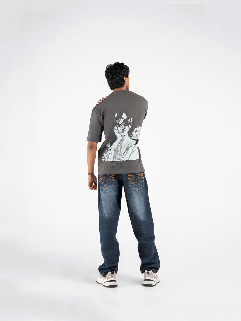 Urban Grey Oversized T-Shirt