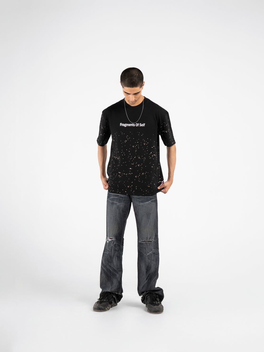Ash Black Oversized T-Shirt