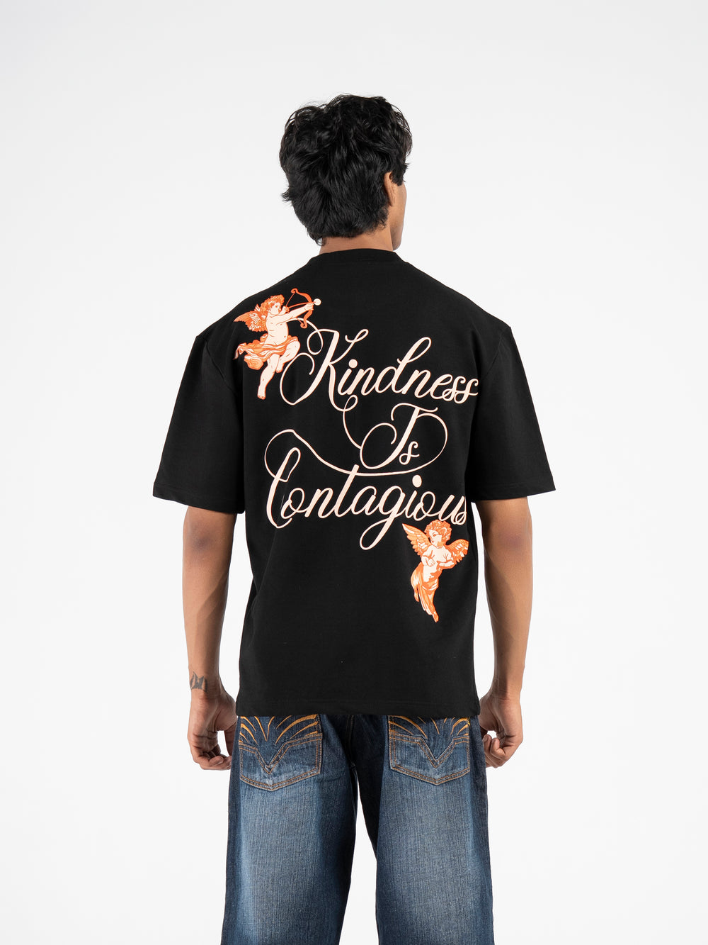 Earth Tones Retro Oversized T-shirt