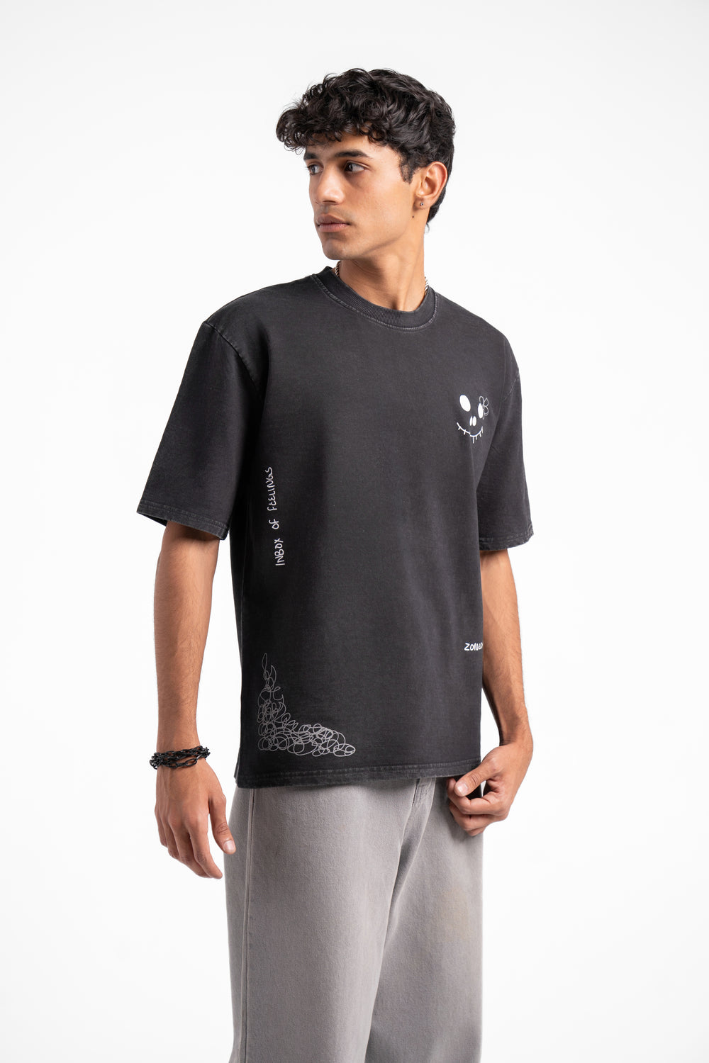 BLINDED MIND ACID WASHED TEE
