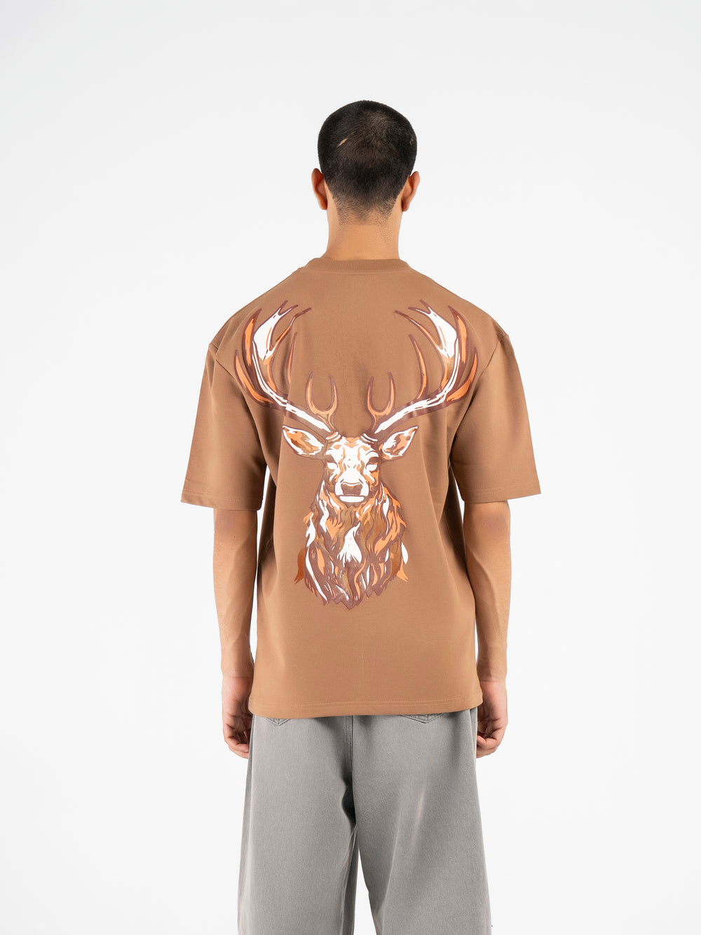 Walnut Brown Heritage Oversized T-Shirt