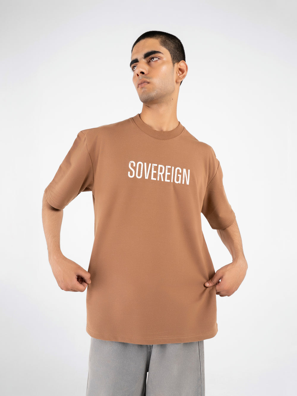 Walnut Brown Heritage Oversized T-Shirt