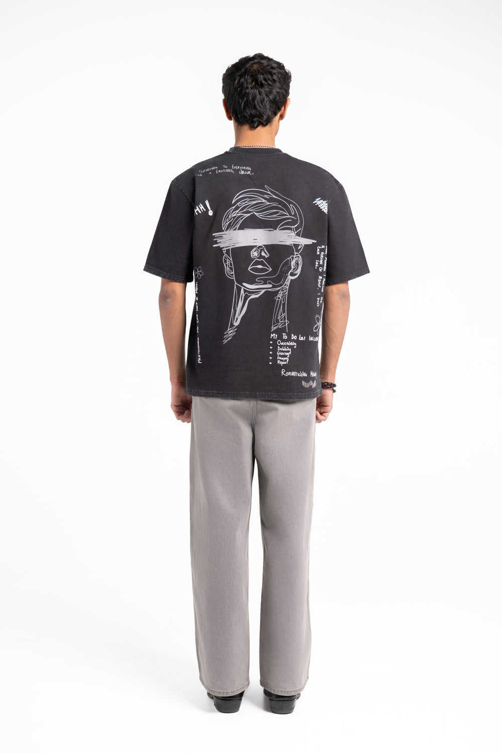 BLINDED MIND ACID WASHED TEE