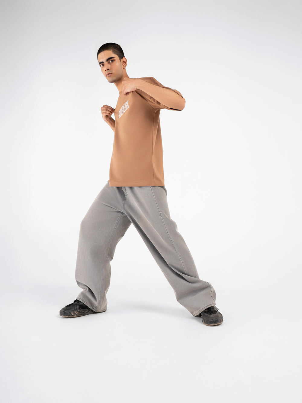 Walnut Brown Heritage Oversized T-Shirt