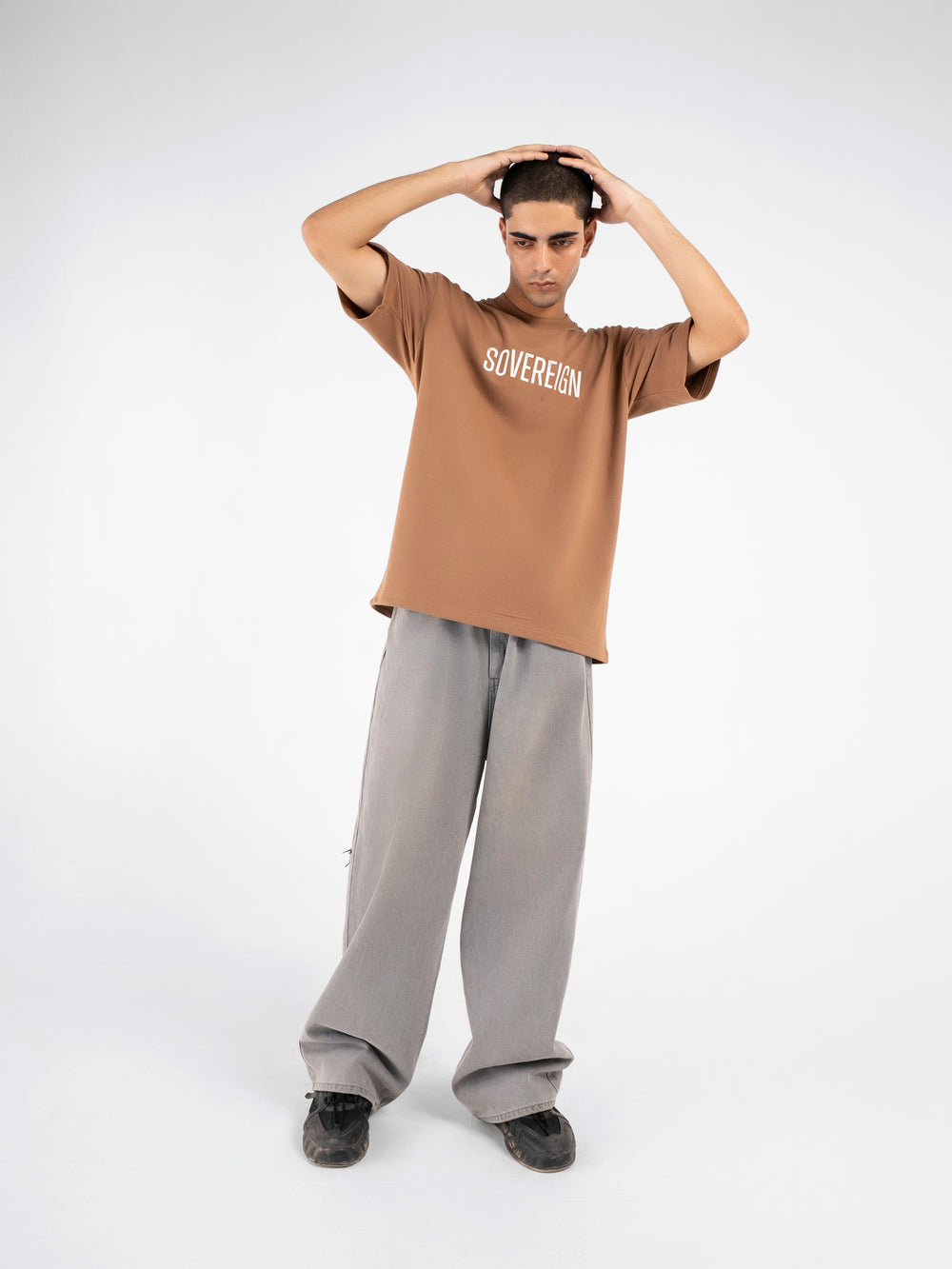 Walnut Brown Heritage Oversized T-Shirt