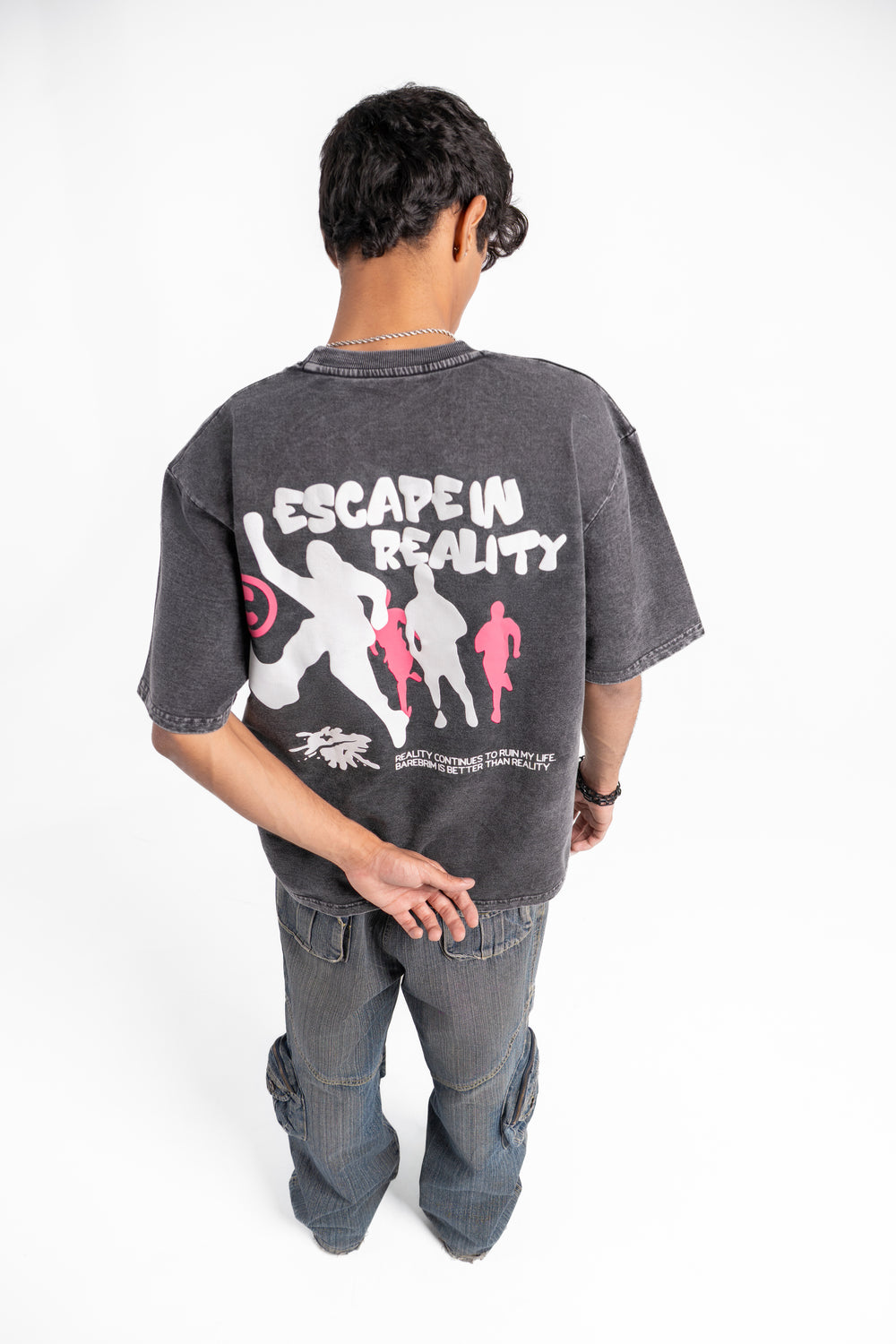 ESCAPE IN REALITY ACID WASH TEE
