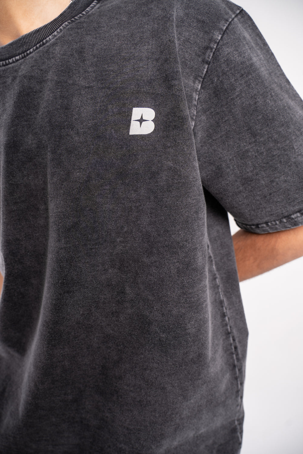 I SEE YOU HEARING US ACID WASHED TEE.